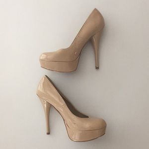 Nude Platform Heels